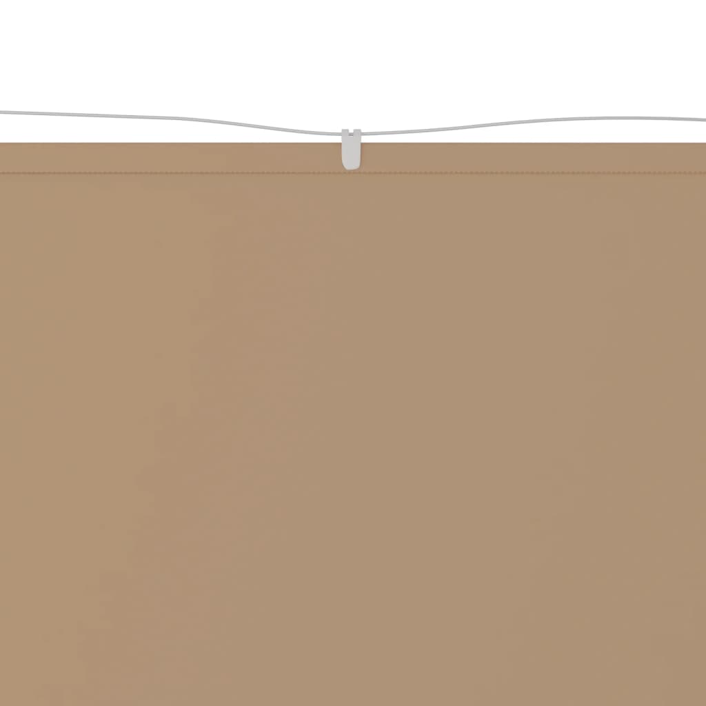 vidaXL Markiza pionowa, kolor taupe, 250x420 cm, tkanina Oxford