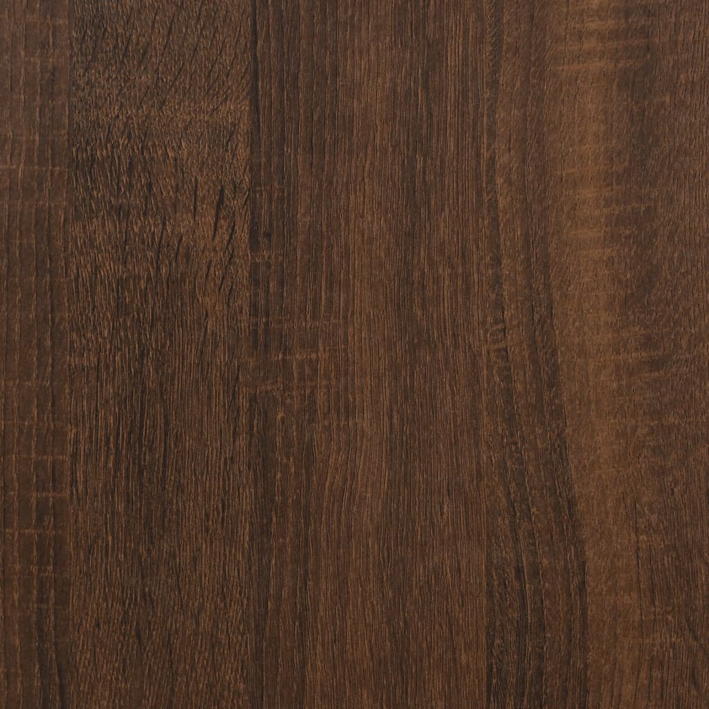 vidaXL Stolik boczny, brązowy dąb, 55x38x45 cm materiał drewnopochodny