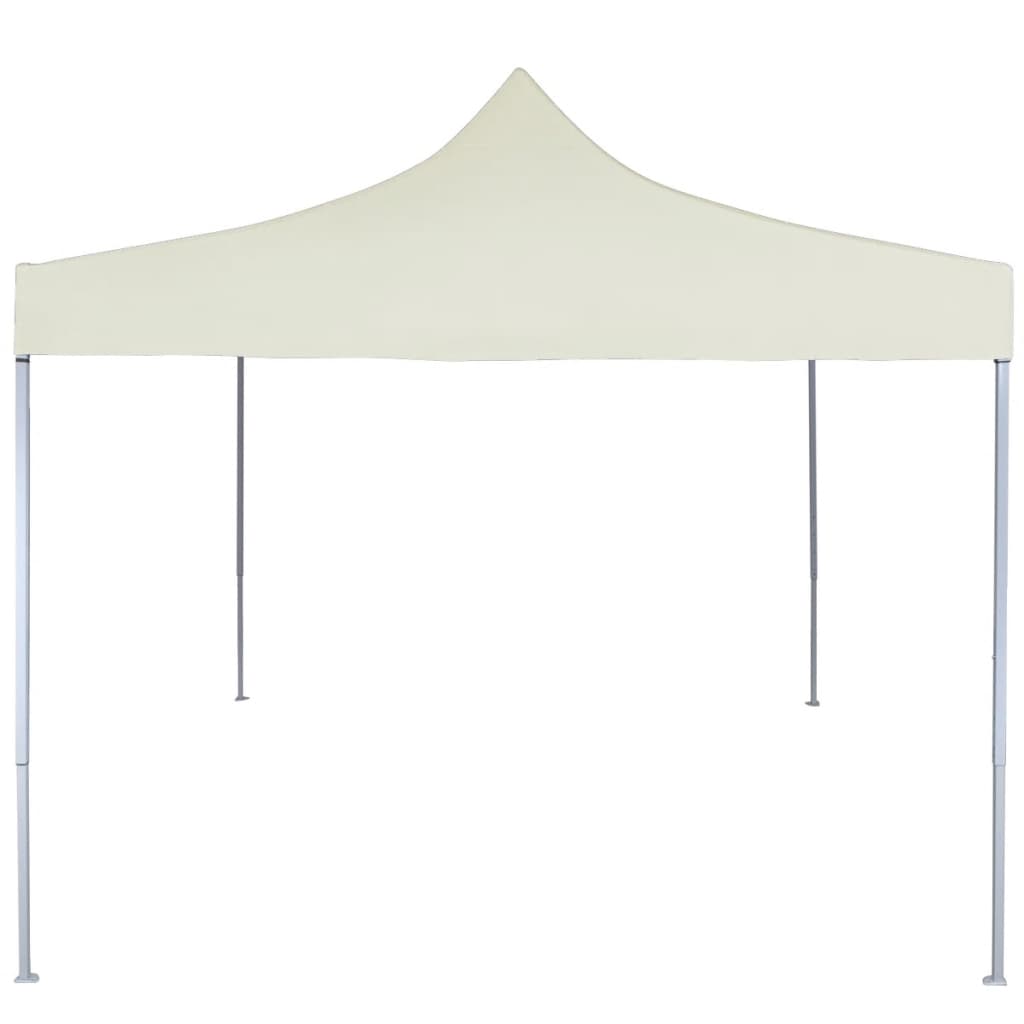 vidaXL Profesjonalny, składany namiot imprezowy, 2x2 m, stal, kremowy