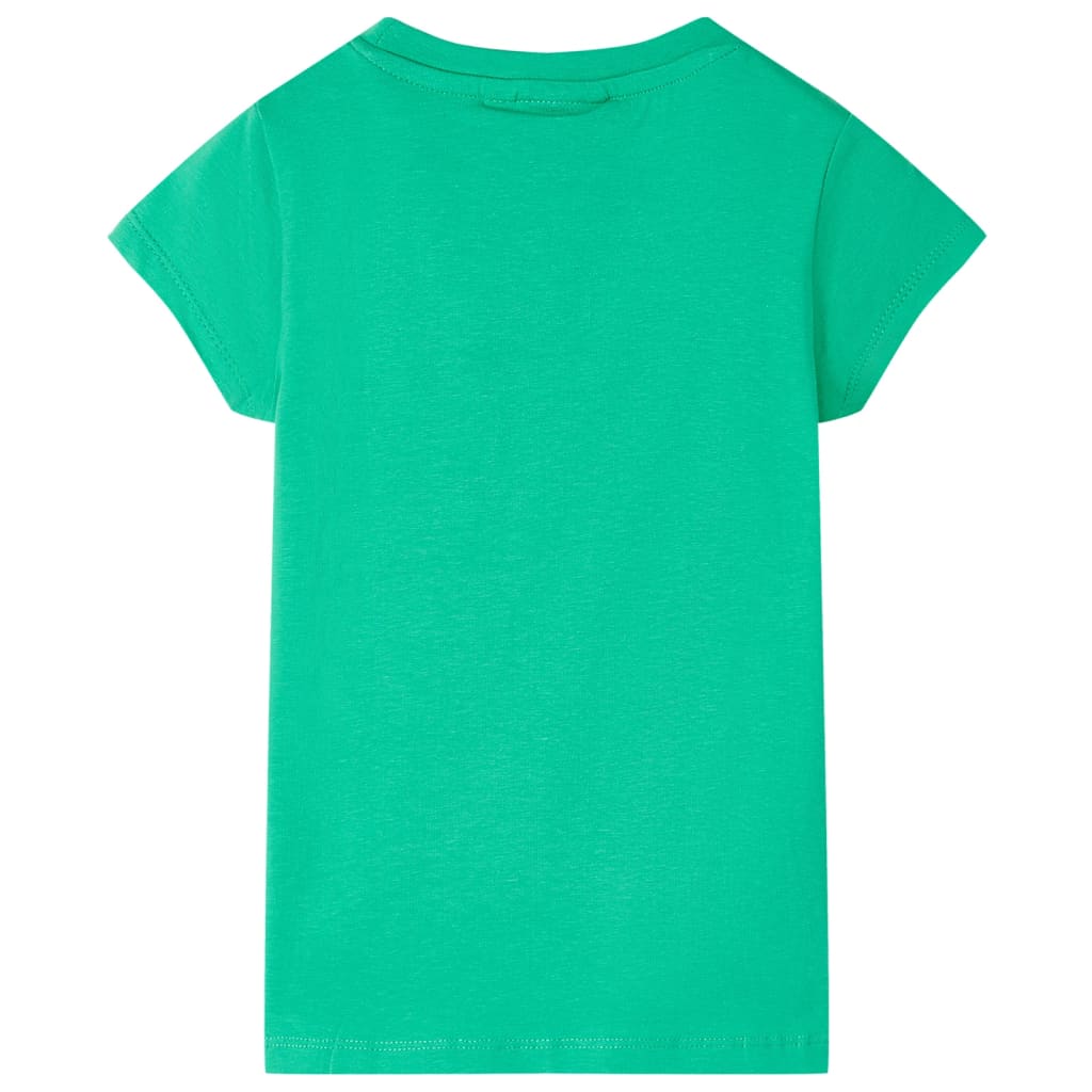 Koszulka dziecięca, zielona, 128