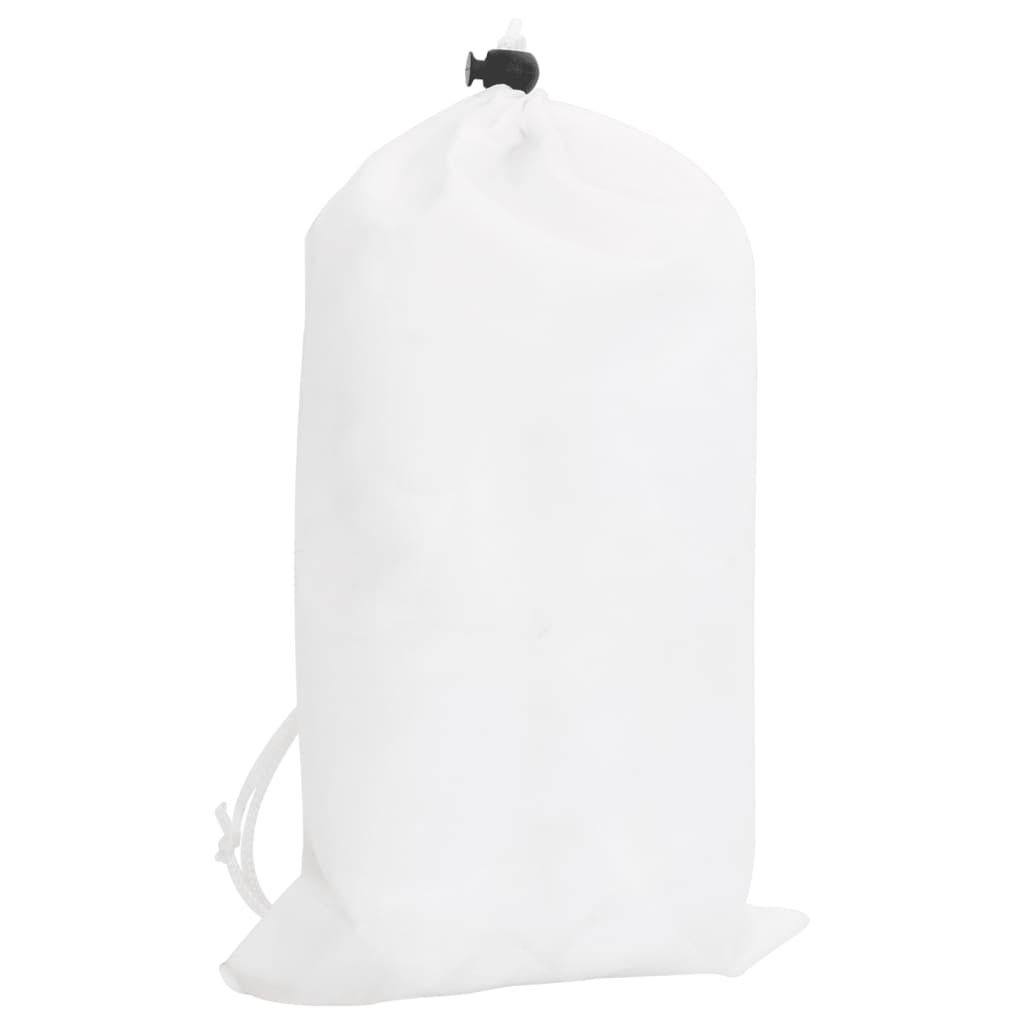 vidaXL Siatka maskująca z torbą do przechowywania, 521x493 cm, biała
