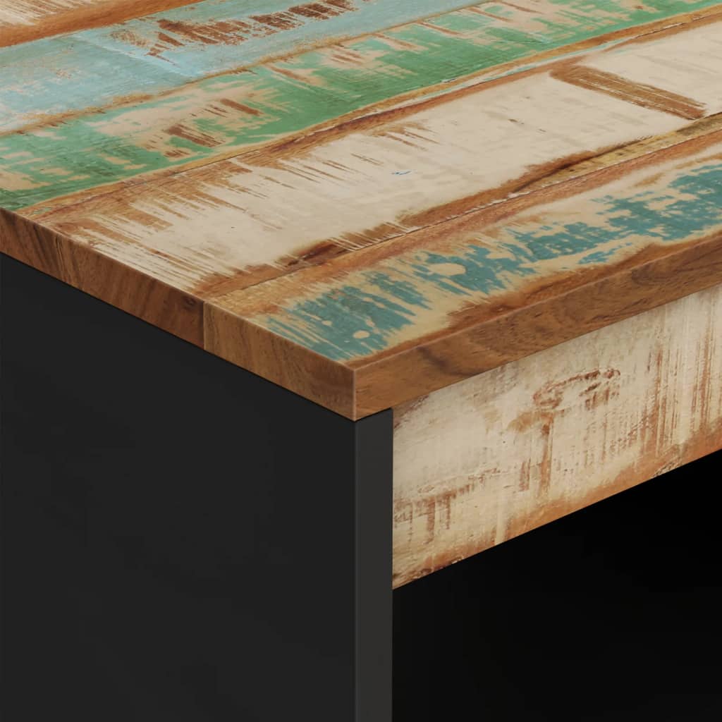 vidaXL Stolik kawowy, 90x50x40 cm, lite drewno z odzysku