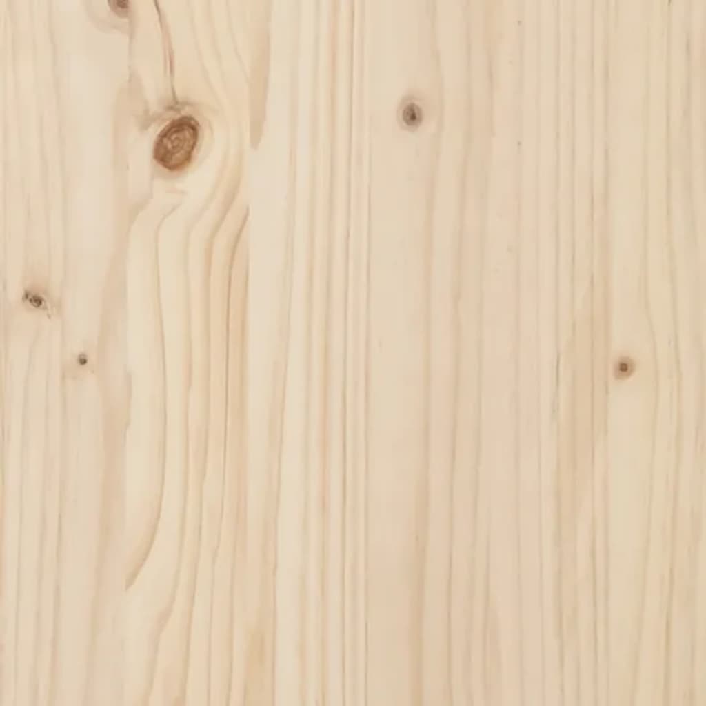 vidaXL Piaskownica z siedziskami, kwadratowa, drewno sosnowe