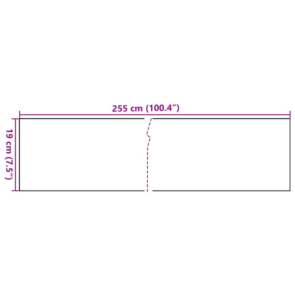 vidaXL Parawany balkonowe, 10 szt., antracytowe, 255x19 cm, rattan PE