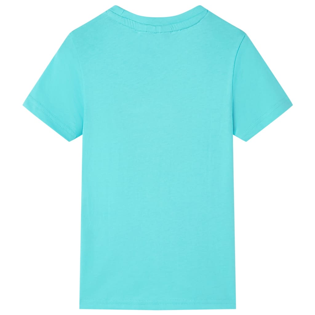 Koszulka dziecięca z krótkimi rękawami, błękitna, 104