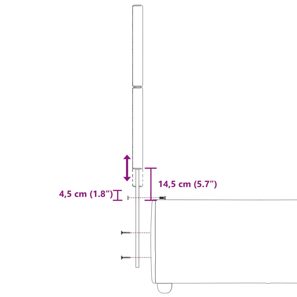 vidaXL Łóżko kontynentalne z materacem, ciemnoszara tkanina 80x200 cm