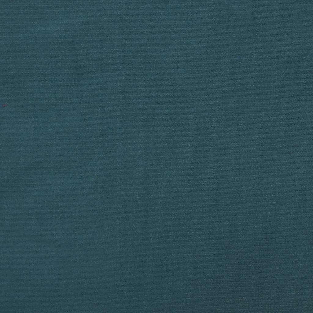 vidaXL Stołki barowe, 2 szt., niebieskie, tapicerowane aksamitem