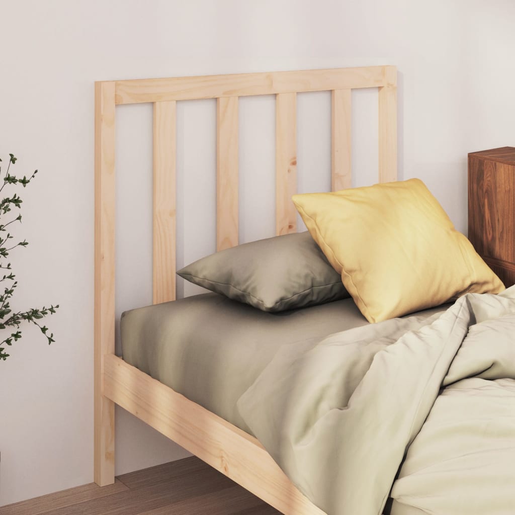 vidaXL Wezgłowie łóżka, 95x4x100 cm, lite drewno sosnowe