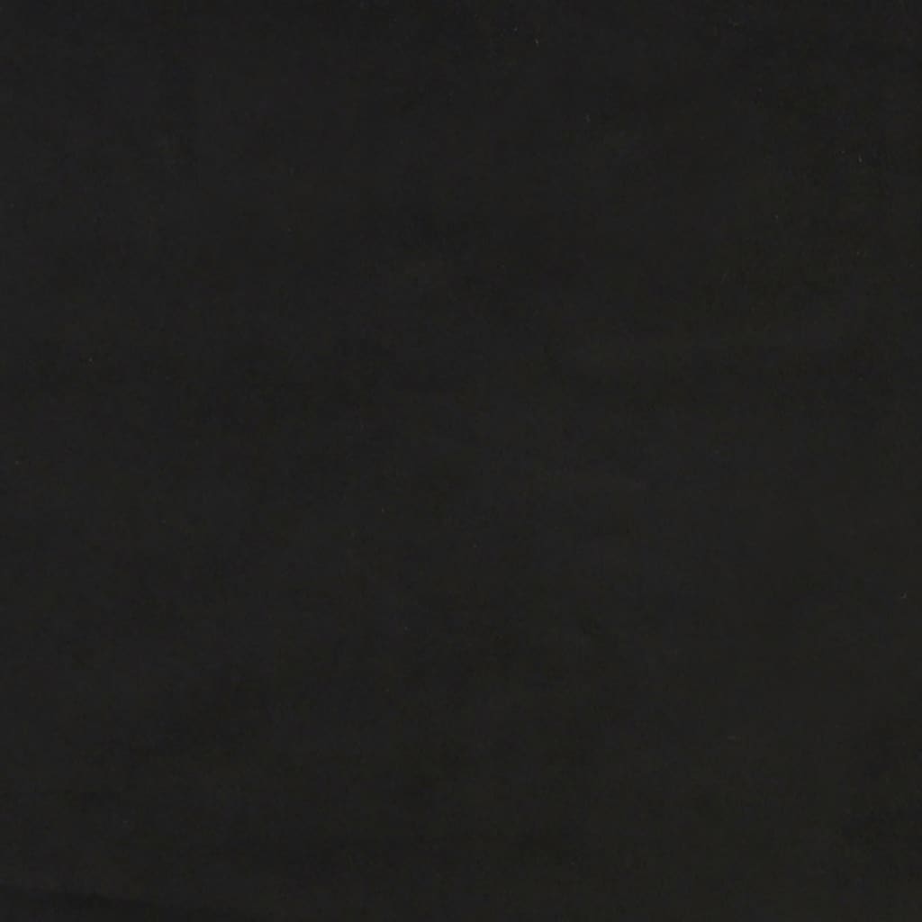 vidaXL Zagłówek uszak, czarny, 83x23x118/128 cm, aksamit